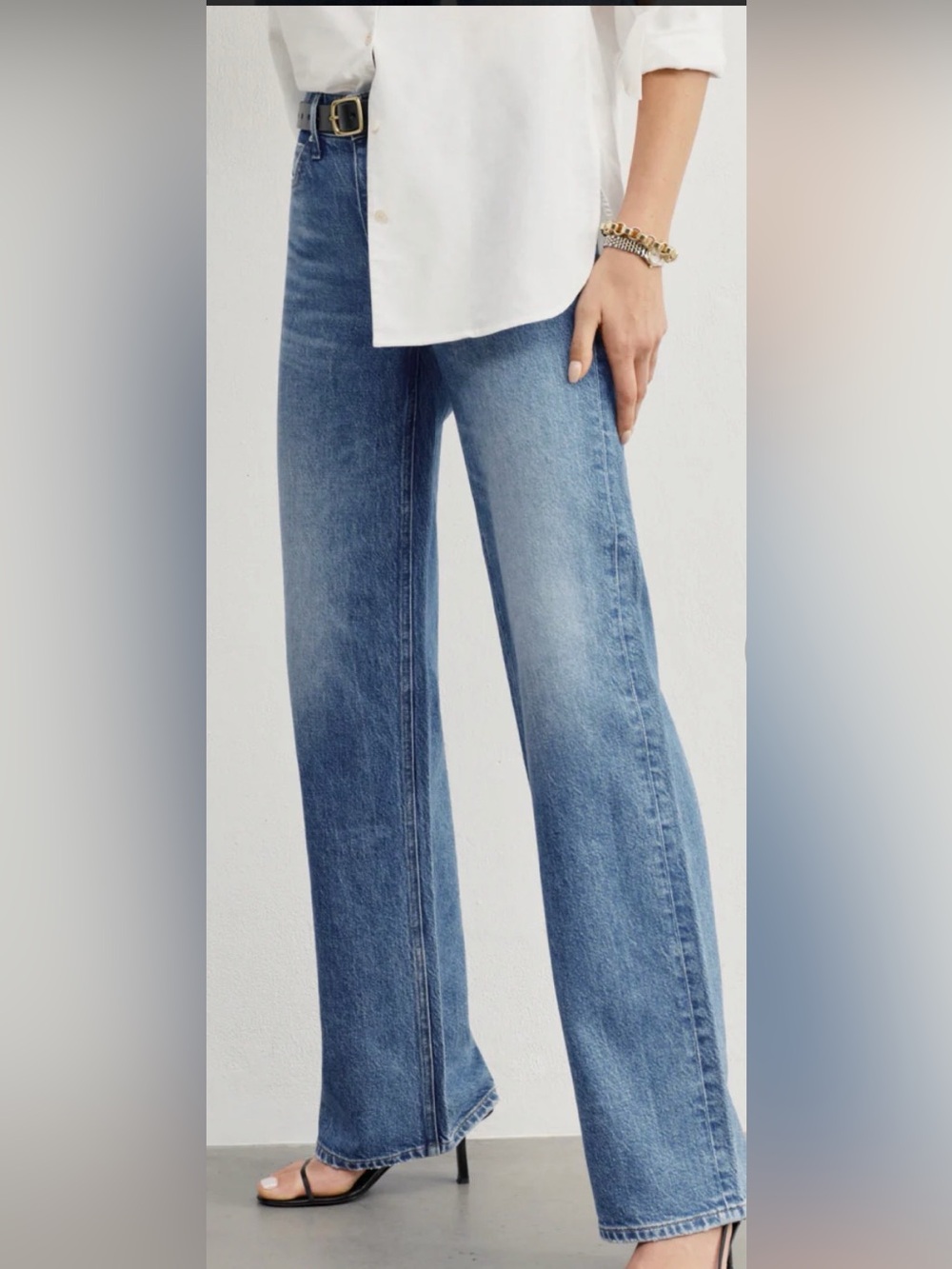 $265 AYR The Secret Sauce Jean NWOT size 31 Wide Leg - Picture 2 of 12